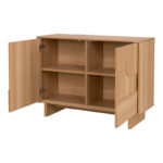 Μπουφές Jenfia pakoworld mdf σε φυσική απόχρωση 101,2x39x75,5εκ - Image 3