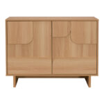 Μπουφές Jenfia pakoworld mdf σε φυσική απόχρωση 101,2x39x75,5εκ - Image 4