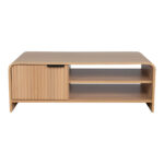 Τραπέζι σαλονιού Kelba pakoworld mdf σε φυσική απόχρωση 100x50x35,5εκ - Image 4