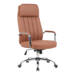 Καρέκλα γραφείου διευθυντή Morales pakoworld pu καφέ 60x70x118-124εκ - Image 2