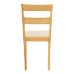 Καρέκλα Dallan pakoworld rubberwood σε φυσική απόχρωση 40x47.5x89εκ - Image 5
