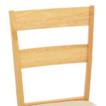 Καρέκλα Dallan pakoworld rubberwood σε φυσική απόχρωση 40x47.5x89εκ - Image 6