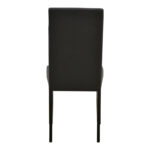 Καρέκλα Zeben pakoworld μαύρο PU με πόδι μαύρο rubberwood 43,5x55,5x93,5εκ - Image 5
