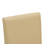 Καρέκλα Zeben pakoworld εκρού PU με πόδι μαύρο rubberwood 43,5x55,5x93,5εκ - Image 6