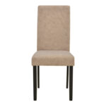 Καρέκλα Zeben pakoworld μπεζ ύφασμα με πόδι μαύρο rubberwood 43,5x55,5x93,5εκ - Image 4