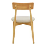Καρέκλα Tullo pakoworld rubberwood σε φυσική απόχρωση 46x45x78εκ - Image 5