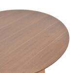 Τραπέζι σαλονιού Opols pakoworld mdf καρυδί Φ90x42εκ - Image 3