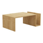 Τραπέζι σαλονιού Poko pakoworld σε oak απόχρωση 86.8x50x32,4εκ - Image 2