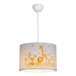 Παιδικό φωτιστικό οροφής Tots pakoworld led E27 πολύχρωμο PVC Φ30x20εκ - Image 3