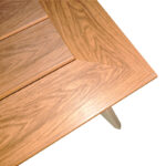 Τραπέζι Synergy pakoworld αλουμίνιο cappuccino-plywood σε φυσική απόχρωση 80x80x74εκ - Image 4