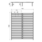 Κρεβάτι διπλό Lucabel pakoworld κρεμ 160x200εκ - Image 5