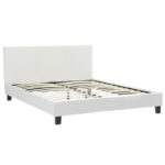 Κρεβάτι με στρώμα Nevil-Nemesis pakoworld pu λευκό 150x200εκ - Image 2