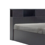 Κρεβάτι με στρώμα Olympus-Perfecto pakoworld wenge 120x200εκ - Image 3