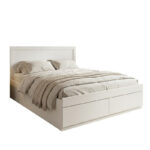 Κρεβάτι με στρώμα και συρτάρι Olympus-Perfecto pakoworld λευκό 120x200εκ - Image 2