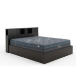 Κρεβάτι με στρώμα Olympus Resty pakoworld wenge 160x200εκ - Image 2