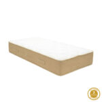 Κρεβάτι με στρώμα Athos Sleepy pakoworld sonoma 90x190εκ - Image 4