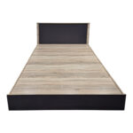 Κρεβάτι με στρώμα Athos Sleepy pakoworld sonoma ανθρακί 160x200εκ - Image 4