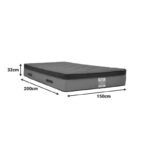 Στρώμα Deluxe pakoworld pocket spring διπλής όψης 32cm 150x200εκ - Image 3