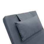 Μαξιλάρι ξαπλώστρας Sadie pakoworld ύφασμα γκρι 65x185x10εκ - Image 6
