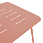 Τραπέζι Moraja pakoworld terracotta μέταλλο 70x70x73εκ - Image 3