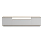 Έπιπλο τηλεόρασης Winey pakoworld σε sonoma-λευκή απόχρωση 180x44.5x44.5εκ - Image 4