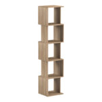 Βιβλιοθήκη Cubik pakoworld sonoma 35x30x161εκ - Image 2