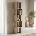 Βιβλιοθήκη Cubik pakoworld sonoma 35x30x161εκ