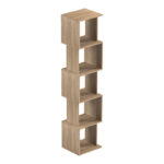 Βιβλιοθήκη Cubik pakoworld sonoma 35x30x161εκ - Image 5