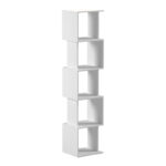 Βιβλιοθήκη Cubik pakoworld λευκό 35x30x161εκ - Image 2