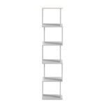 Βιβλιοθήκη Cubik pakoworld λευκό 35x30x161εκ - Image 3