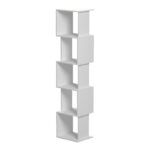 Βιβλιοθήκη Cubik pakoworld λευκό 35x30x161εκ - Image 4