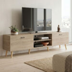 Έπιπλο τηλεόρασης Gorna pakoworld sonoma 180x35x48.6εκ