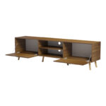 Έπιπλο τηλεόρασης Gorna pakoworld καρυδί 180x35x48.6εκ - Image 2