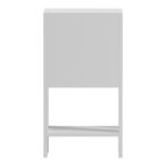 Κομοδίνο Reppo pakoworld λευκό 30x30x55εκ - Image 4