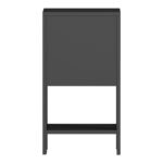 Κομοδίνο Reppo pakoworld μαύρο 30x30x55εκ - Image 4