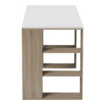 Γραφείο εργασίας Praga pakoworld sonoma-λευκό 140x60x75εκ - Image 5