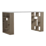 Γραφείο εργασίας Lovet pakoworld sonoma-λευκό 140x60x72εκ - Image 2