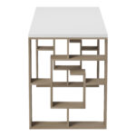 Γραφείο εργασίας Lovet pakoworld sonoma-λευκό 140x60x72εκ - Image 5