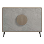 Μπουφές Gora pakoworld sonoma-μπεζ οψη μαρμαρου 110x35.5x82εκ - Image 4