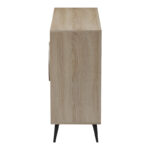 Μπουφές Gora pakoworld sonoma-ανθρακί 110x35.5x82εκ - Image 6