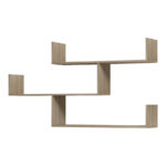 Ραφιέρα τοίχου Tiber pakoworld sonoma 120x22x67εκ - Image 4
