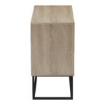 Μπουφές Dabia pakoworld sonoma-πόδι μαύρο μέταλλο 100x40x74εκ - Image 6