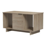 Τραπέζι σαλονιού Nalinda pakoworld sonoma 100x55x55εκ - Image 5