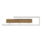 Έπιπλο τηλεόρασης Arbero pakoworld λευκό-oak 198x40x45εκ - Image 4