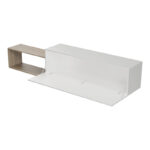 Έπιπλο τηλεόρασης επιτοίχιο Olande pakoworld sonoma-λευκό 210x35x48εκ - Image 2