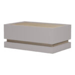 Τραπέζι σαλονιού Wendo pakoworld taupe-sonoma 97x60x40εκ - Image 5