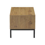 Τραπέζι σαλονιού Delanka pakoworld oak-μαύρο 92x50x46εκ - Image 5