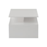 Τραπέζι σαλονιού Coffa pakoworld λευκό 90x60x45εκ - Image 5
