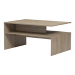 Τραπέζι σαλονιού Coffa pakoworld sonoma 90x60x45εκ - Image 4
