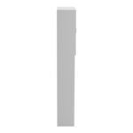 Έπιπλο πλυντηρίου Tzelio pakoworld λευκό 65x30x180εκ - Image 5